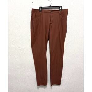 Vuori Meta Pants Slim Athletic Pants Performance Pant 36 x 32 Brown